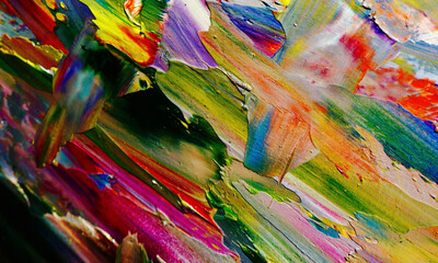 Abstract art background . Hand painting artwork on canvas .