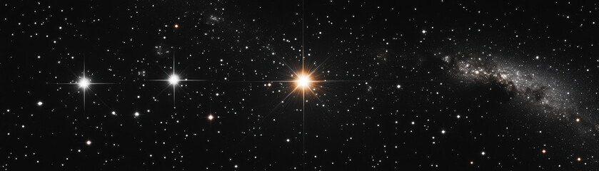 Obraz premium Exploring celestial wonders stars and galaxies outer space astrophotography cosmic environment vast viewpoint astronomy concept