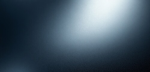 Dark Blue Gradient Background Smooth Texture Calm Elegant Abstract Design Grainy Blurred Website Poster Banner