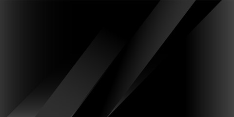 Obraz premium Black abstract background. Elegant dark diagonal shape elements. Modern luxury gray gradient graphic design.