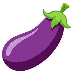 fresh eggplant clipart cartoon Illustration drawing