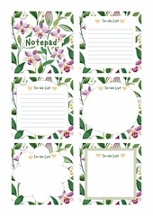 A simple, clean notepad illustration, perfect for note-taking, to-do lists, journaling, or planners. Ideal for educational resources, productivity themes, or digital designs. Minimalist and versatile.