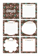 A simple, clean notepad illustration, perfect for note-taking, to-do lists, journaling, or planners. Ideal for educational resources, productivity themes, or digital designs. Minimalist and versatile.