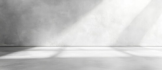 Minimal Abstract Gray Wall Background for Product Presentation Bright Clean Studio Concept