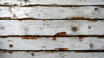 Whitewashed Weathered Wooden Planks Background Texture