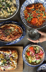 Rustic Italian Restaurant Feast Lunch at Mia's Kitchen – Fresh Pasta, Pizza, and Salads in Alexandria
