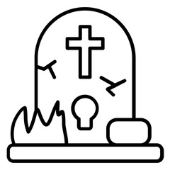 Obraz premium tombstone