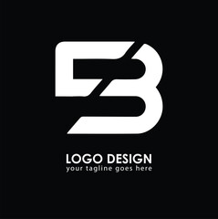 CB CB Logo Design, Creative Minimal Letter CB CB Monogram