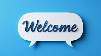 Welcome Greeting Card for Business Invitation Hospitality Acceptance Greeting Salutation Modern Design