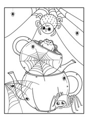 teapot coloring page