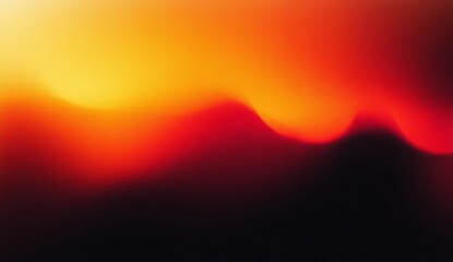 Fiery Orange and Black Gradient Background with Smooth Blurry Texture