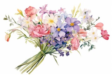 Flower plant rose white background.