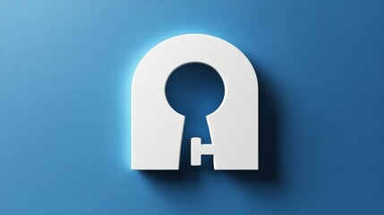 Cybersecurity Protection Security Lock Keyhole Access Data Privacy Fraud Prevention Network Safety Technology