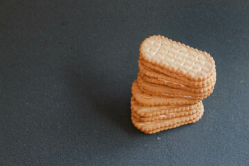 Stacked Biscuits 6
Biscuits on a dark background