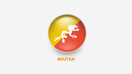 bhutan 3d flag vector illustrator
