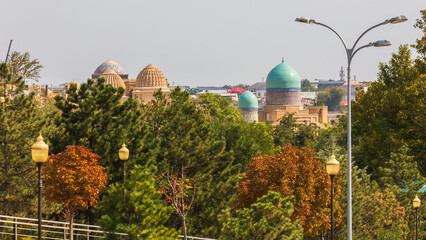 Domes of mosques in Samarkand