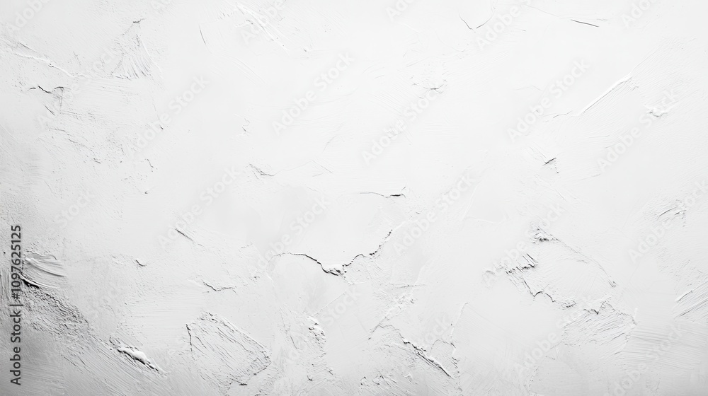 Aufkleber a smooth white plaster wall featuring subtle textures and variations reflecting light in a modern in