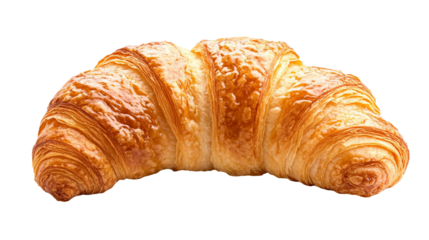 croissant isolated on white