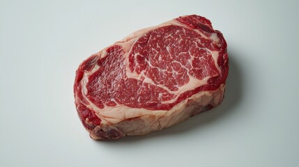 Fototapeta premium Cooking techniques for ribeye steak home kitchen recipe guide culinary close-up gourmet food preparation