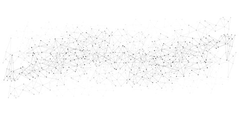 Abstract digital background of points and lines. Illustration Vector design digital technology concept. Global network connection.