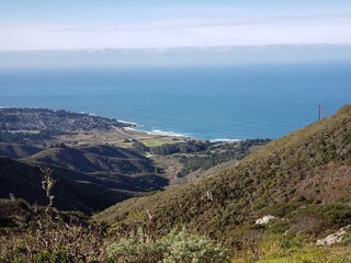 Coastal View Overlooking the Ocean