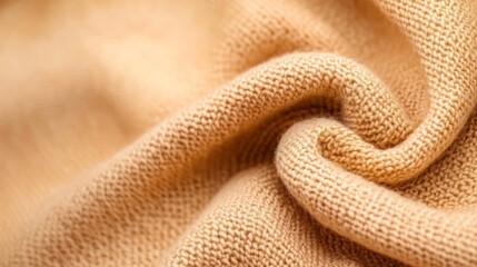 Fototapeta premium Soft Beige Fabric Texture for Lifestyle Branding and Interior Design