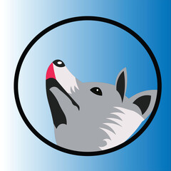Fototapeta premium fox head vector illustration design clean and unique latest 
