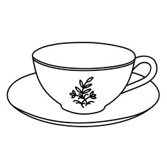 coffee cup with saucer