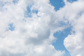 Clouds in the sky as a background