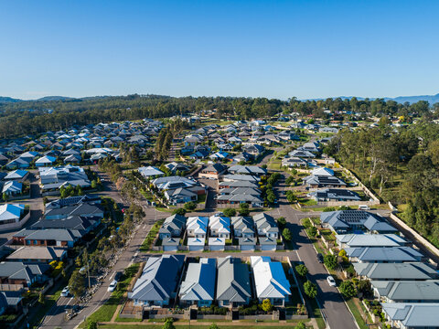 New suburbs of Huntlee medium-sized township near Branxton in the Hunter Region