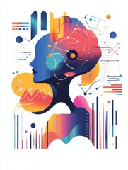 Obraz premium Business Intelligence abstract concept vector illustration. Business data analysis, management tools, intelligence, enterprise strategy development, data-driven decisions making abstract metaphor.
