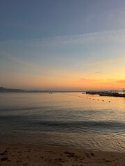 Fototapeta premium sunset on the beach