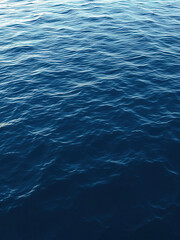 Fototapeta premium Ocean surface viewed from above in all its calmness, peaceful, view, aerial, sea, horizon