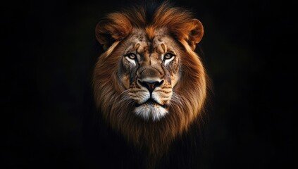 Majestic Lion Portrait