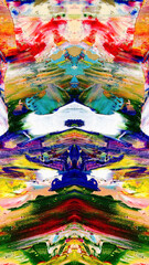 Abstract art background . Hand painting artwork on canvas .