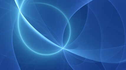 Looping extra long slow motion evolving futuristic space blue backdrop for information technology presentation intro's, data and internet, content creation vlogs, video music vj visualizer