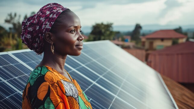 African community leaders driving solar installation for off-grid homes in Kampala, Uganda