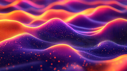 Fototapeta premium digital lines in vibrant colors create a dynamic and futuristic backdrop, symbolizing creativity, technology, and innovation in design, with a focus on modernity and digital aesthetics