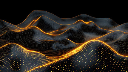 Obraz premium digital lines in vibrant colors create a dynamic and futuristic backdrop, symbolizing creativity, technology, and innovation in design, with a focus on modernity and digital aesthetics