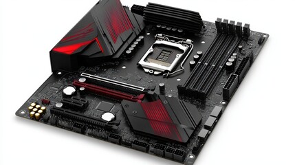 Advanced Computer Motherboard with Central Processing Unit