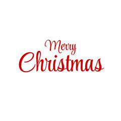 Merry Christmas text | Christmas vector | Merry Christmas Design | Christmas greeting Card, Digital Greeting. Text Art Design In Red Colour.