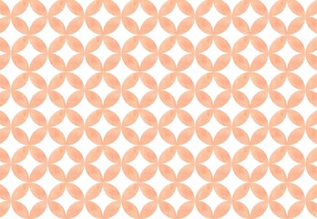 水彩の和柄　七宝柄