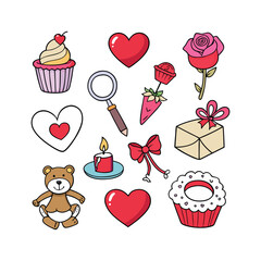 Valentine's Day Ornament Collection