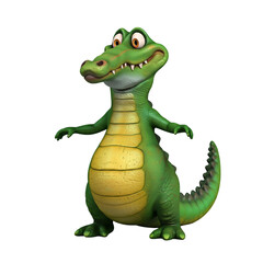 Fototapeta premium green frog cartoon illustration