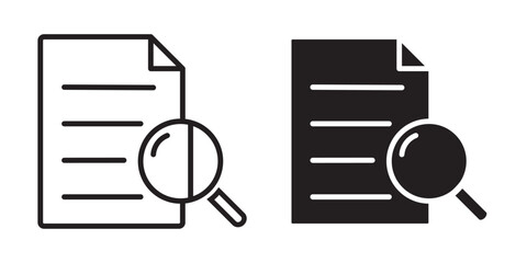 research document icon glyph icon