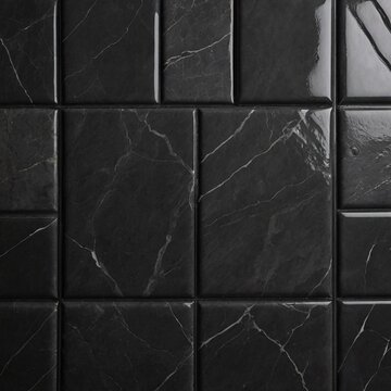 Dark grey marbal background  texture with interior  home & office decoration ceramica tiles  lining box design  