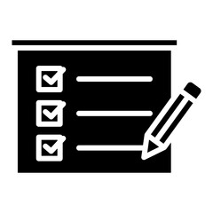 Task Board Icon Element For Design