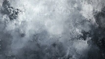 Obraz premium An abstract texture featuring a blend of gray tones with soft, misty gradients and subtle patterns.