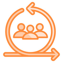 Agile Team Icon Element For Design