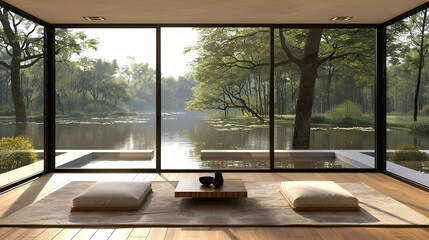 a zen sunroom design